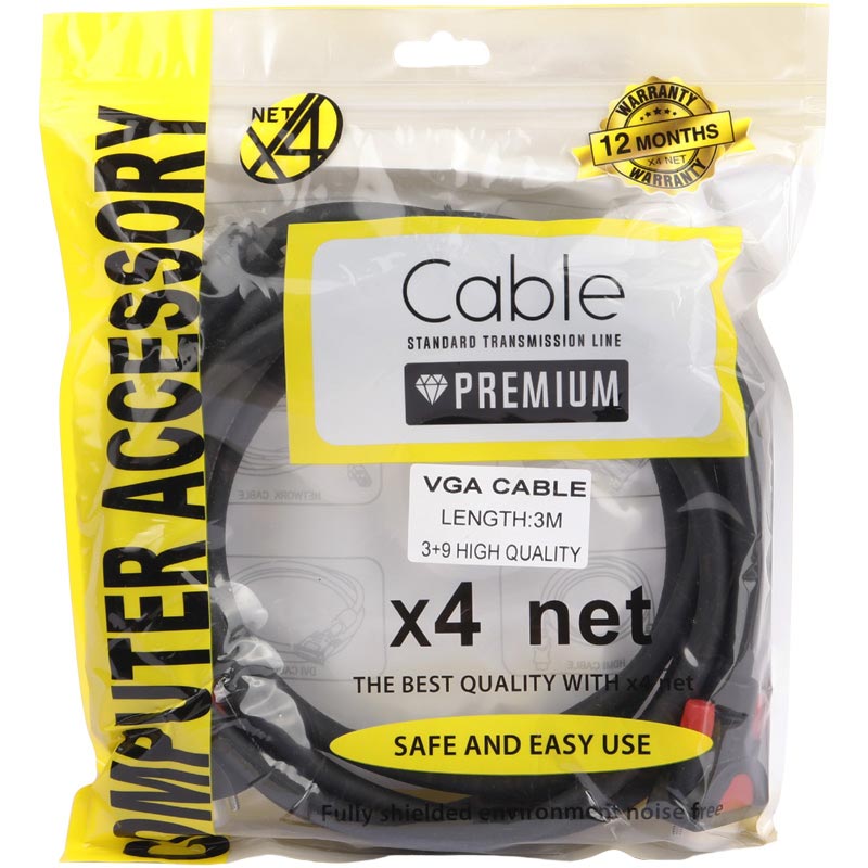 کابل X4 Net VGA 3+9 3m