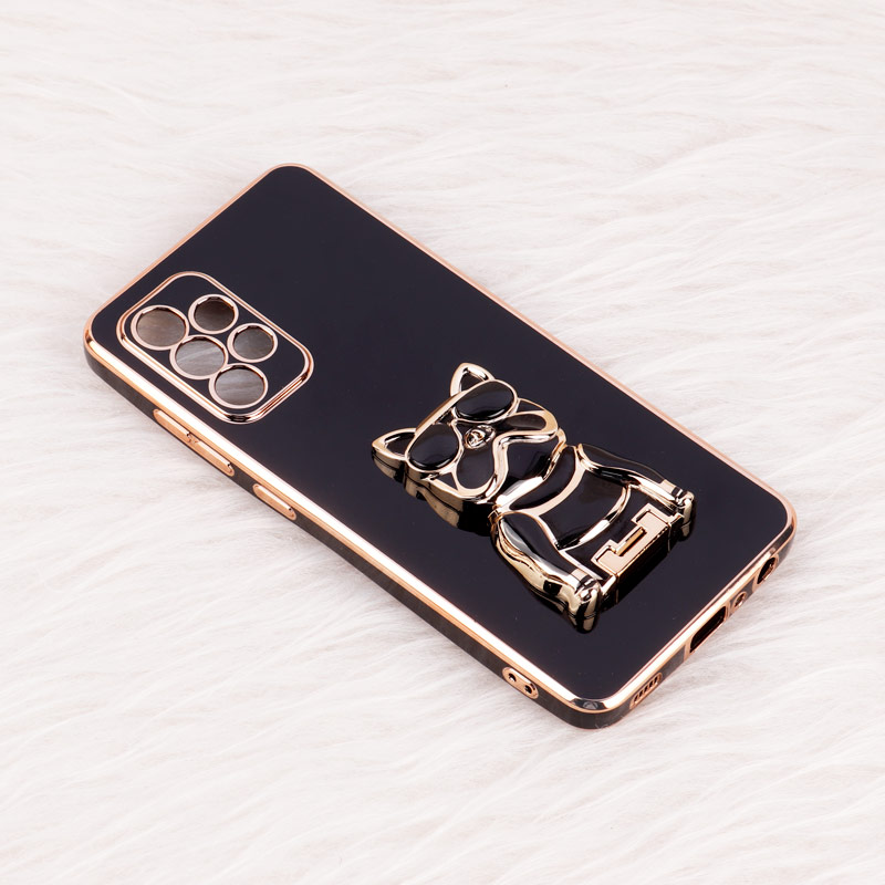 قاب براق My Case استند طرح سگ محافظ لنزدار Samsung Galaxy A52 / A52s