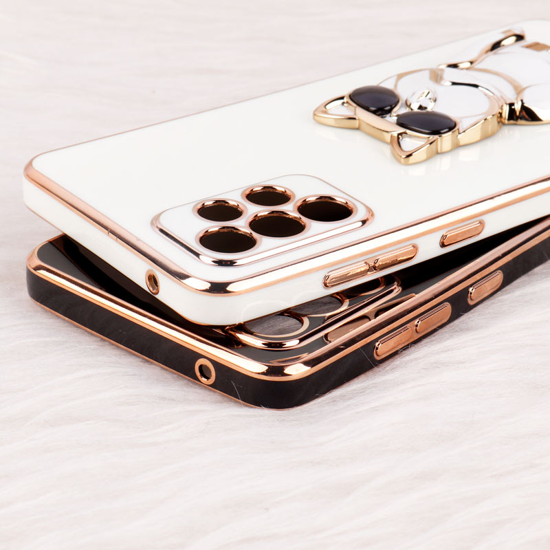 قاب براق My Case استند طرح سگ محافظ لنزدار Samsung Galaxy A52 / A52s