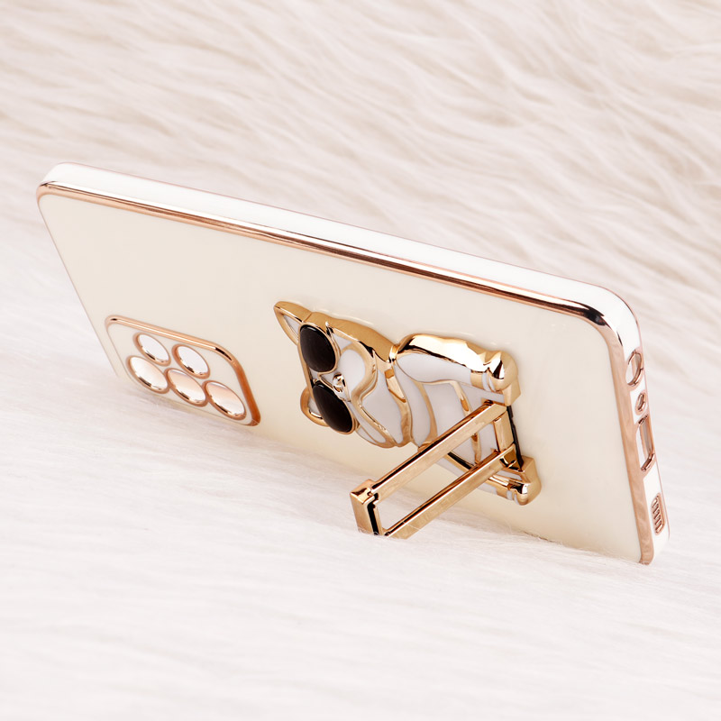 قاب براق My Case استند طرح سگ محافظ لنزدار Samsung Galaxy A52 / A52s