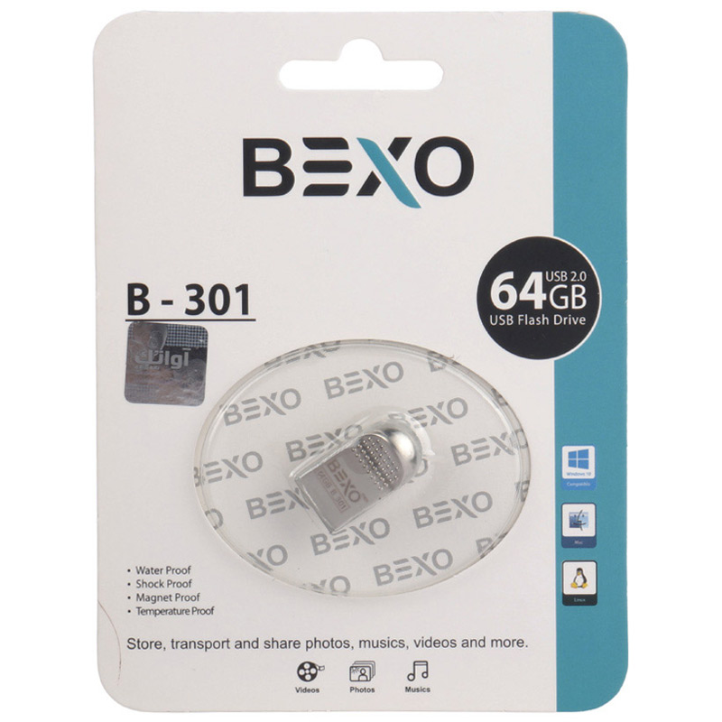 فلش 64 گیگ بکسومن Bexoman B-301