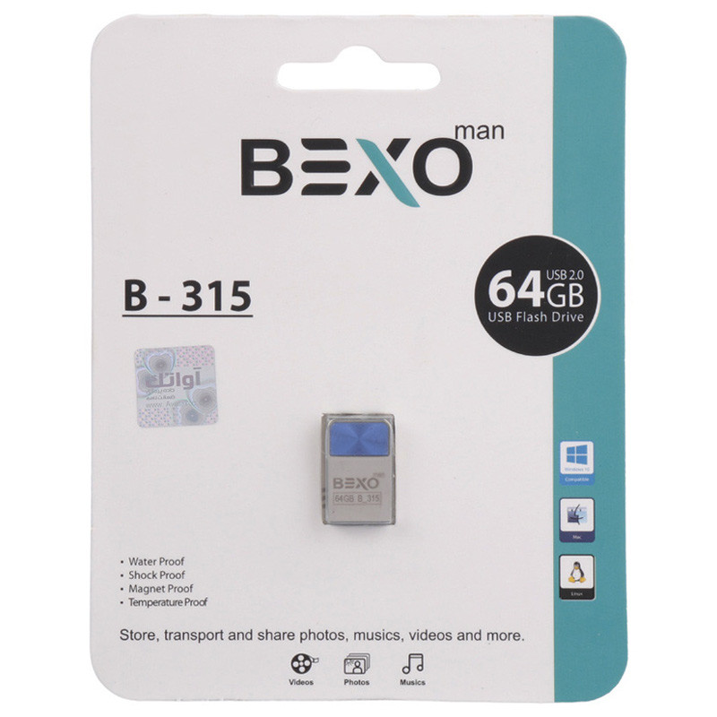 فلش 64 گیگ بکسومن Bexoman B-315