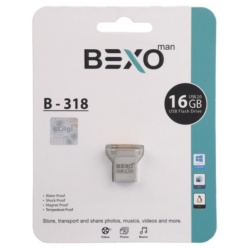 فلش 16 گیگ بکسومن Bexoman B-318