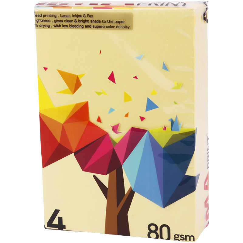 کاغذ A5 رنگی Hima Print 80g بسته ۵۰۰ عددی