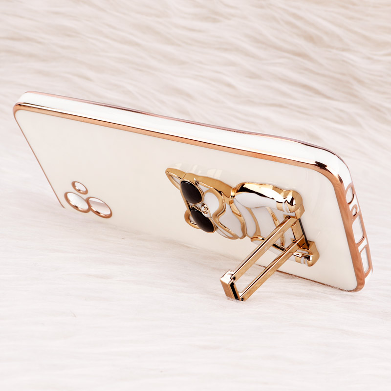 قاب براق My Case استند طرح سگ محافظ لنزدار Samsung Galaxy A04