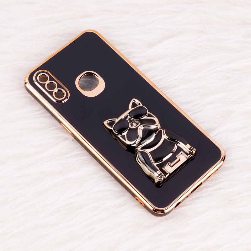 قاب براق My Case استند طرح سگ محافظ لنزدار Samsung Galaxy A10s