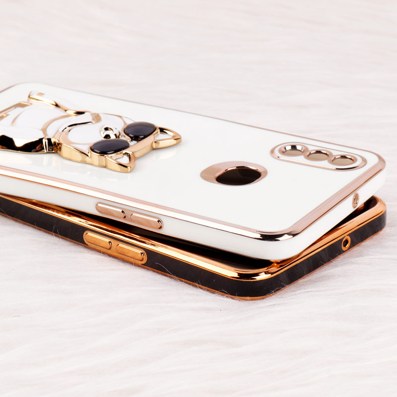 قاب براق My Case استند طرح سگ محافظ لنزدار Samsung Galaxy A10s