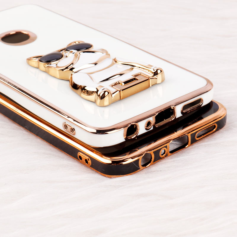 قاب براق My Case استند طرح سگ محافظ لنزدار Samsung Galaxy A10s