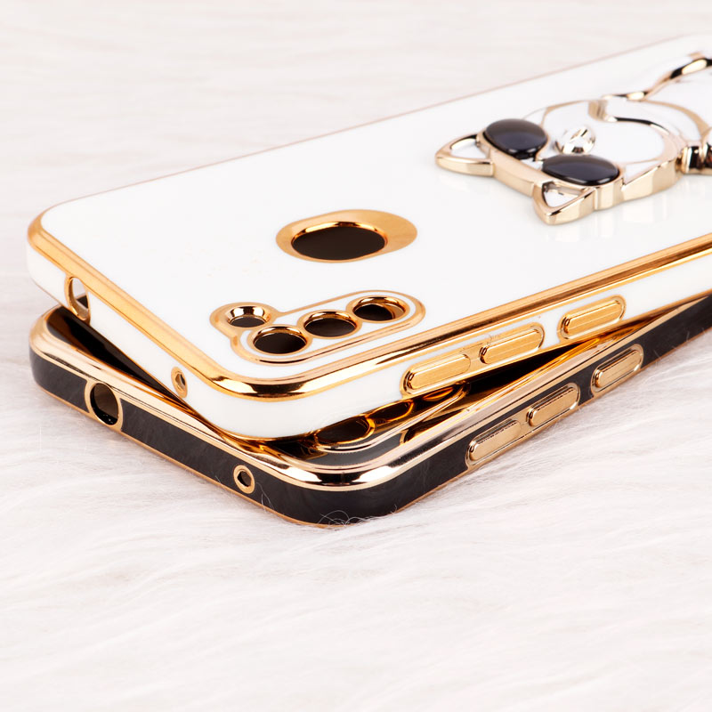 قاب براق My Case استند طرح سگ محافظ لنزدار Samsung Galaxy A11
