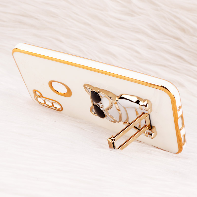 قاب براق My Case استند طرح سگ محافظ لنزدار Samsung Galaxy A11