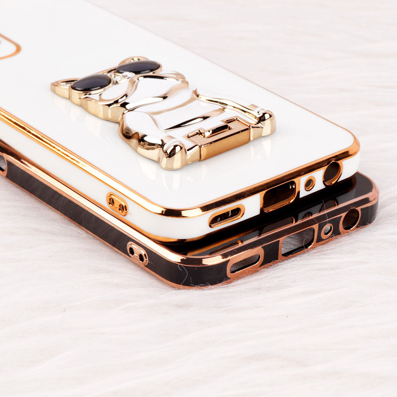 قاب براق My Case استند طرح سگ محافظ لنزدار Samsung Galaxy A13 4G