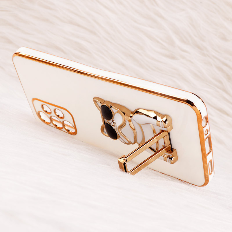 قاب براق My Case استند طرح سگ محافظ لنزدار Samsung Galaxy A13 4G
