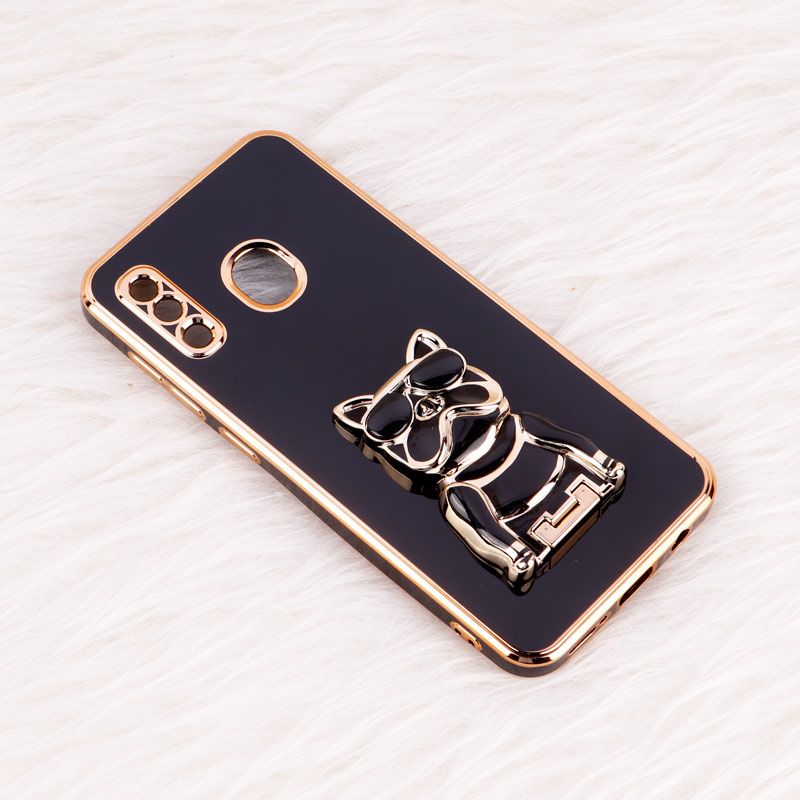 قاب براق My Case استند طرح سگ محافظ لنزدار Samsung Galaxy A20 / A30