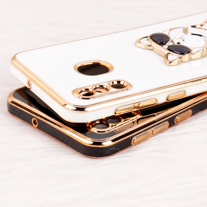 قاب براق My Case استند طرح سگ محافظ لنزدار Samsung Galaxy A20 / A30