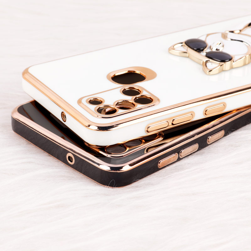 قاب براق My Case استند طرح سگ محافظ لنزدار Samsung Galaxy A21s