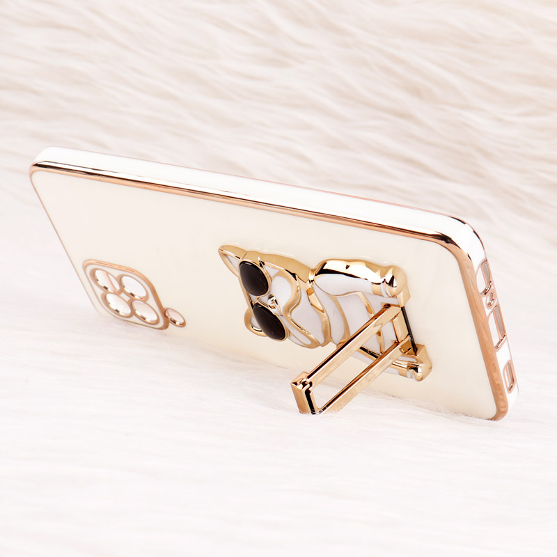 قاب براق My Case استند طرح سگ محافظ لنزدار Samsung Galaxy A22 4G