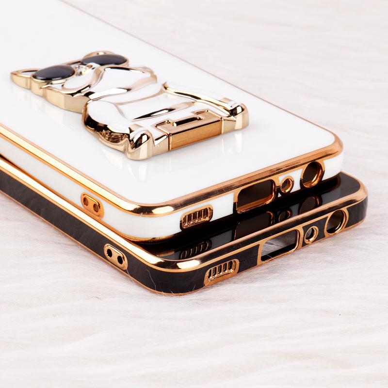 قاب براق My Case استند طرح سگ محافظ لنزدار Samsung Galaxy A32 4G