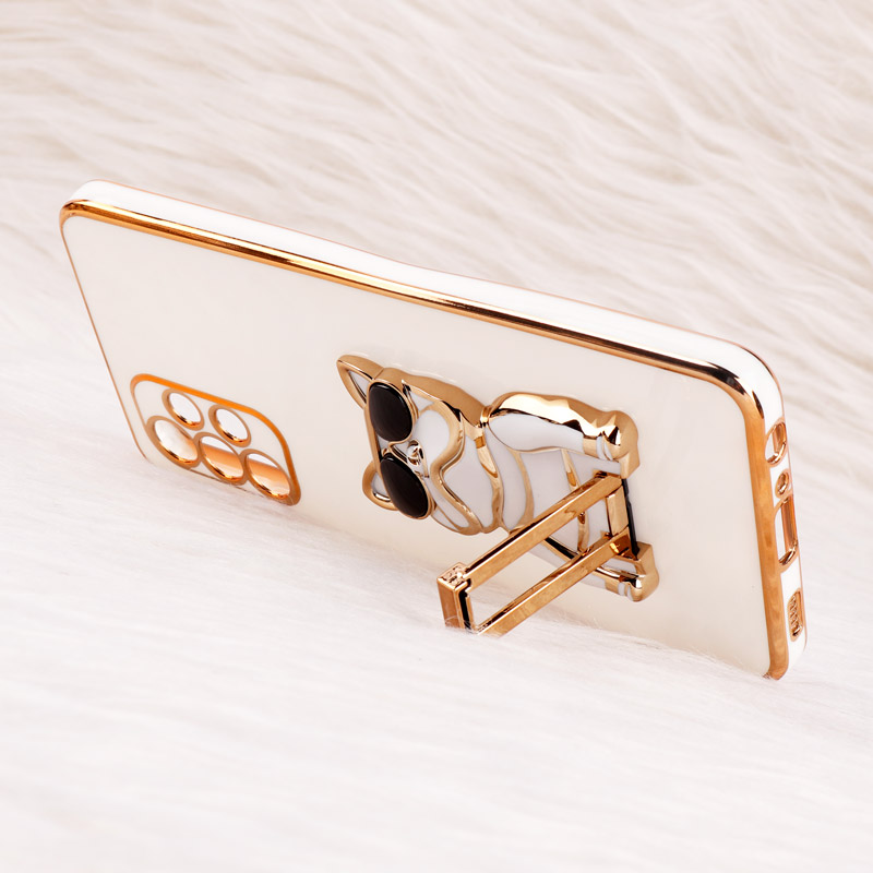 قاب براق My Case استند طرح سگ محافظ لنزدار Samsung Galaxy A32 4G