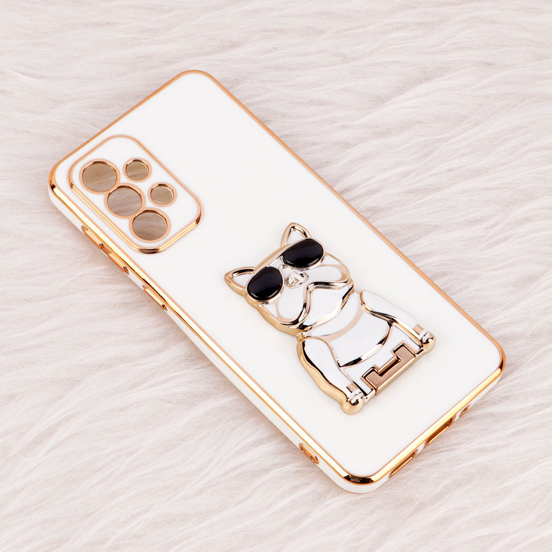 قاب براق My Case استند طرح سگ محافظ لنزدار Samsung Galaxy A33 5G