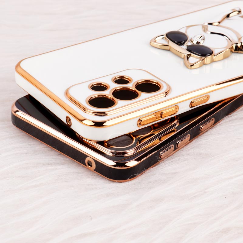 قاب براق My Case استند طرح سگ محافظ لنزدار Samsung Galaxy A33 5G
