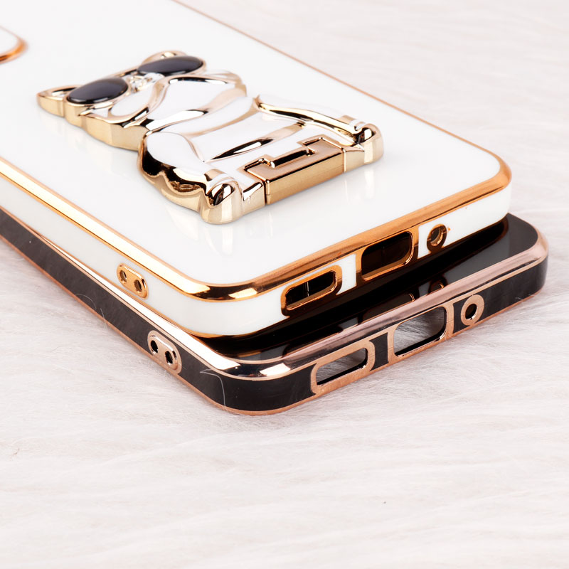 قاب براق My Case استند طرح سگ محافظ لنزدار Samsung Galaxy A33 5G