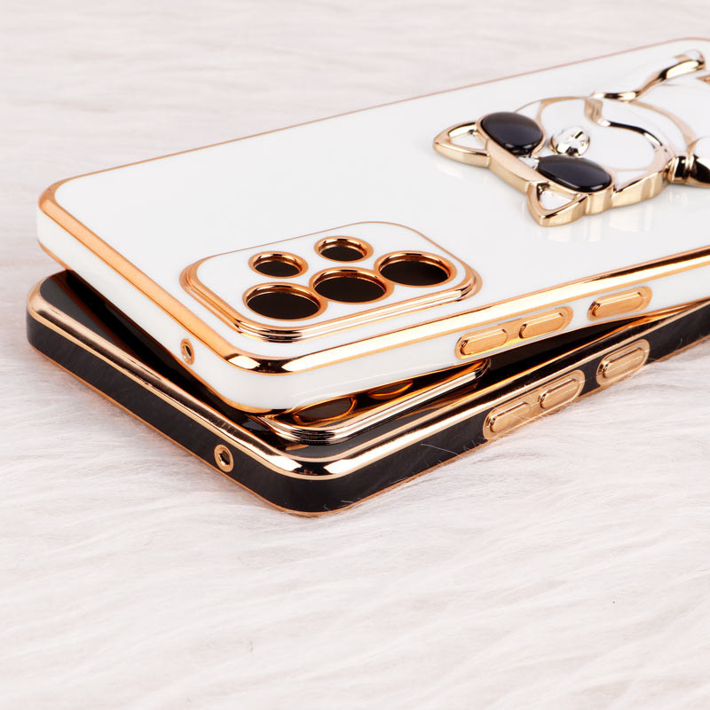 قاب براق My Case استند طرح سگ محافظ لنزدار Samsung Galaxy A53