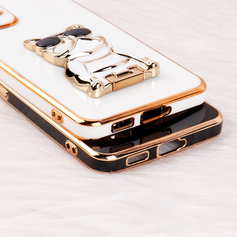 قاب براق My Case استند طرح سگ محافظ لنزدار Samsung Galaxy A53
