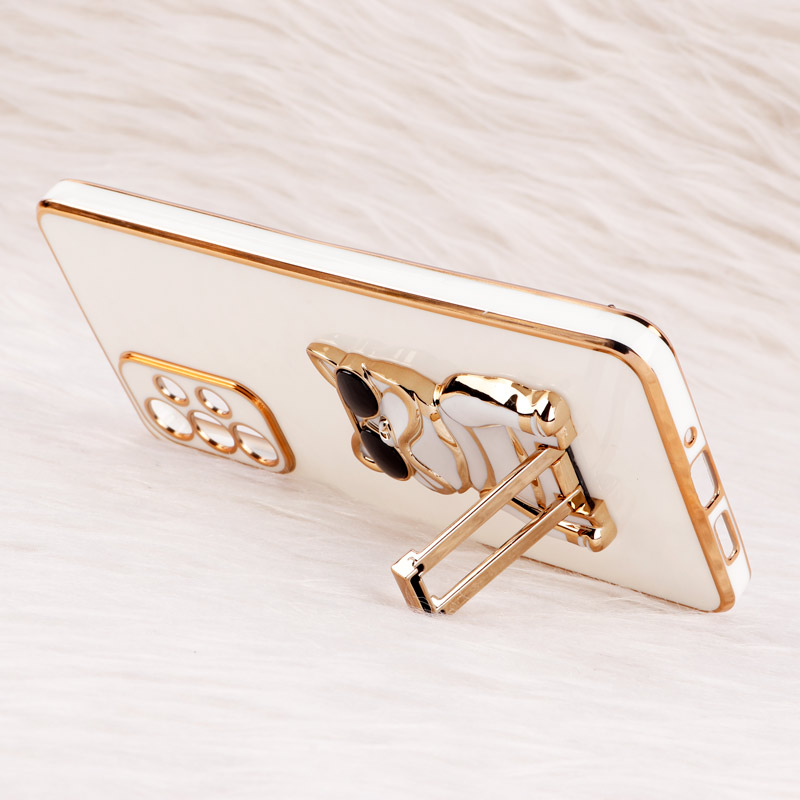 قاب براق My Case استند طرح سگ محافظ لنزدار Samsung Galaxy A73