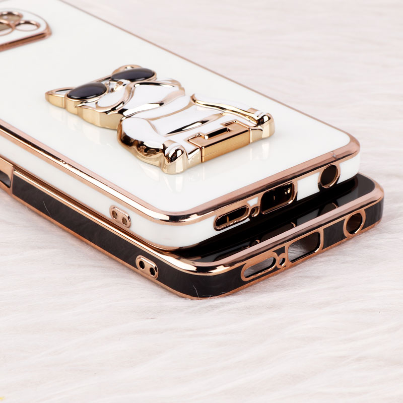 قاب براق My Case استند طرح سگ محافظ لنزدار Xiaomi Poco X3