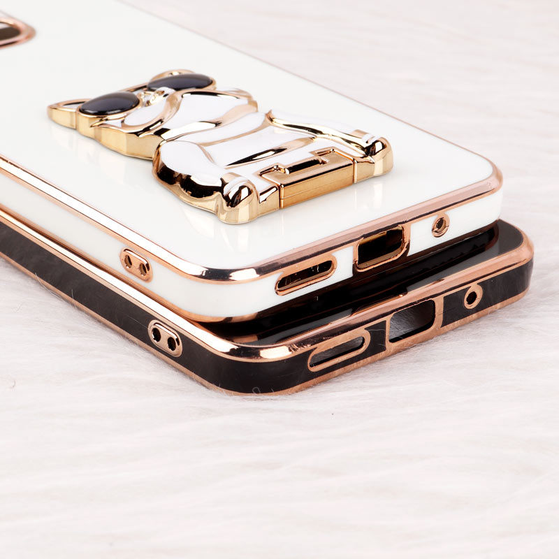 قاب براق My Case استند طرح سگ محافظ لنزدار Xiaomi Redmi 10C