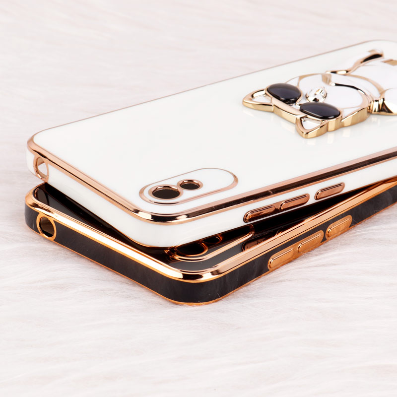 قاب براق My Case استند طرح سگ محافظ لنزدار Xiaomi Redmi 9A