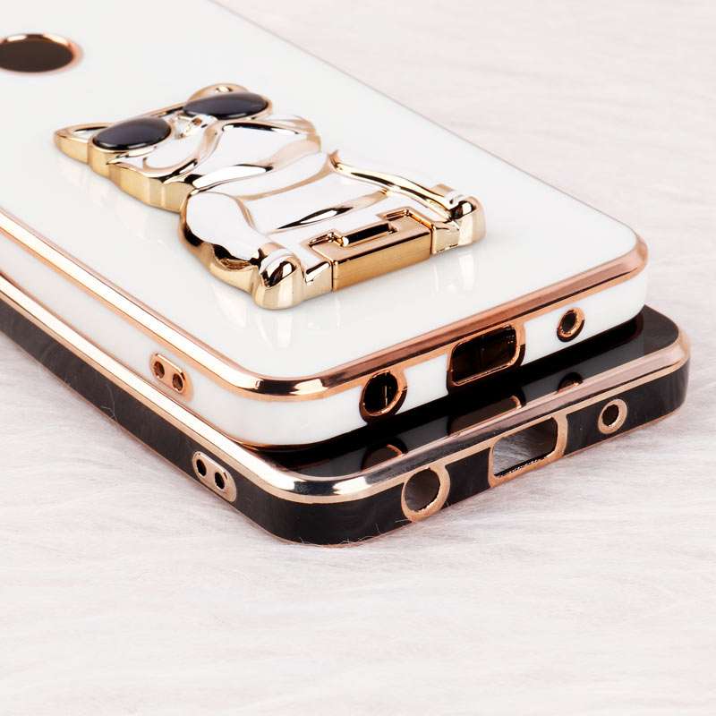 قاب براق My Case استند طرح سگ محافظ لنزدار Xiaomi Redmi A1 Plus
