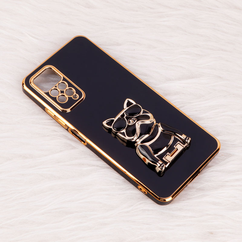 قاب براق My Case استند طرح سگ محافظ لنزدار Xiaomi Redmi Note 11 Pro 5G