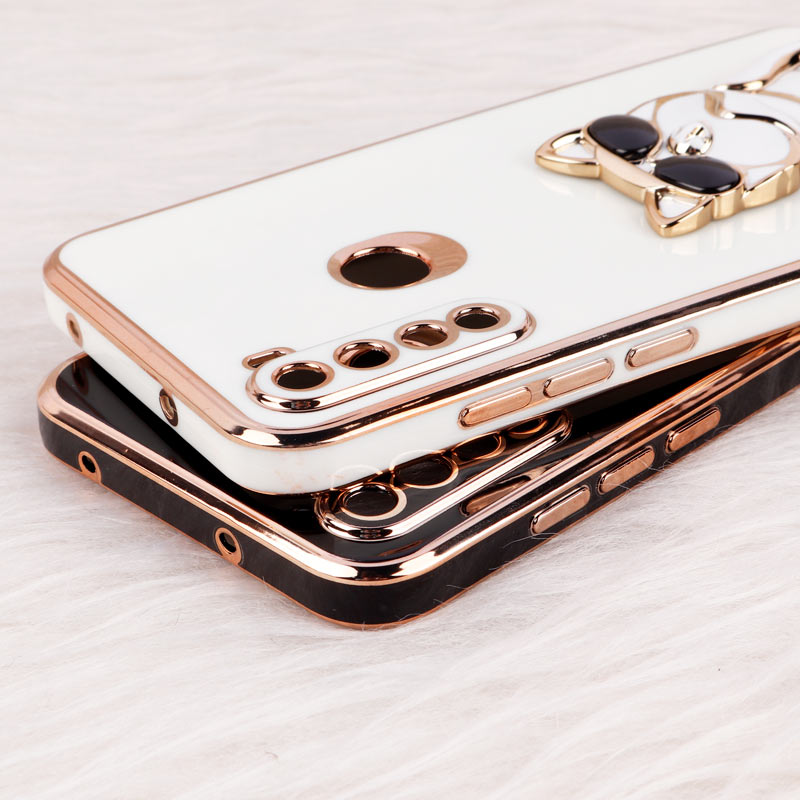 قاب براق My Case استند طرح سگ محافظ لنزدار Xiaomi Redmi Note 8