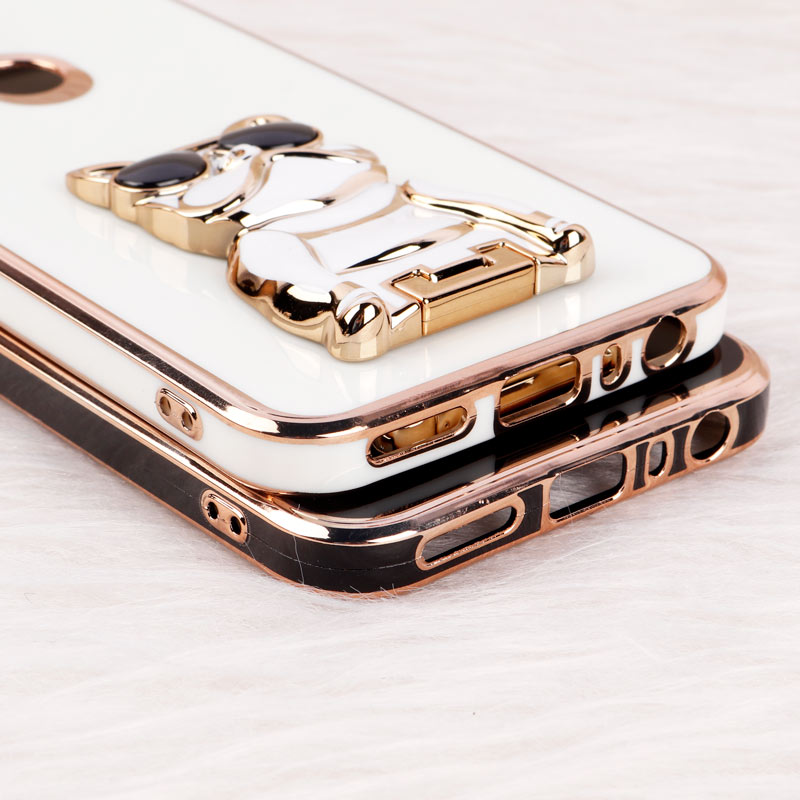 قاب براق My Case استند طرح سگ محافظ لنزدار Xiaomi Redmi Note 8