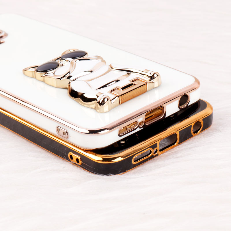 قاب براق My Case استند طرح سگ محافظ لنزدار Xiaomi Redmi Note 9 Pro