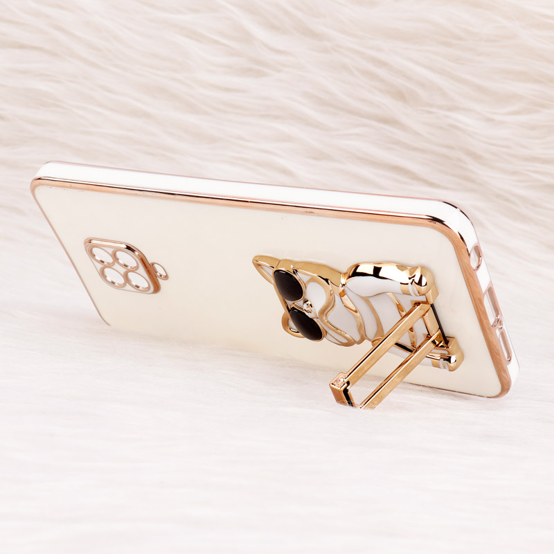 قاب براق My Case استند طرح سگ محافظ لنزدار Xiaomi Redmi Note 9 Pro