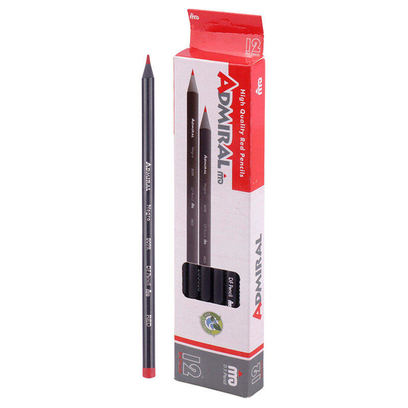 مداد قرمز آدمیرال Admiral 809R بسته 12 عددی