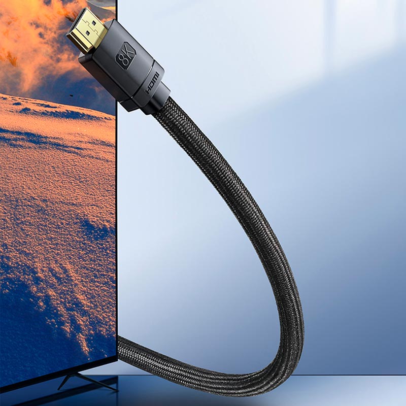 کابل Baseus High Definition Series CAKGQ-J01 HDMI V2.1 8K 1m