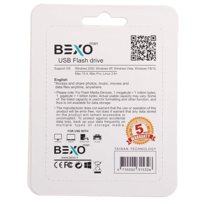 فلش 16 گیگ بکسومن Bexoman B-315