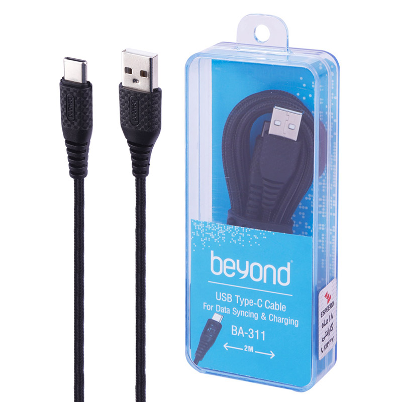 کابل تایپ سی فست شارژ Beyond BA-311 2A 2m