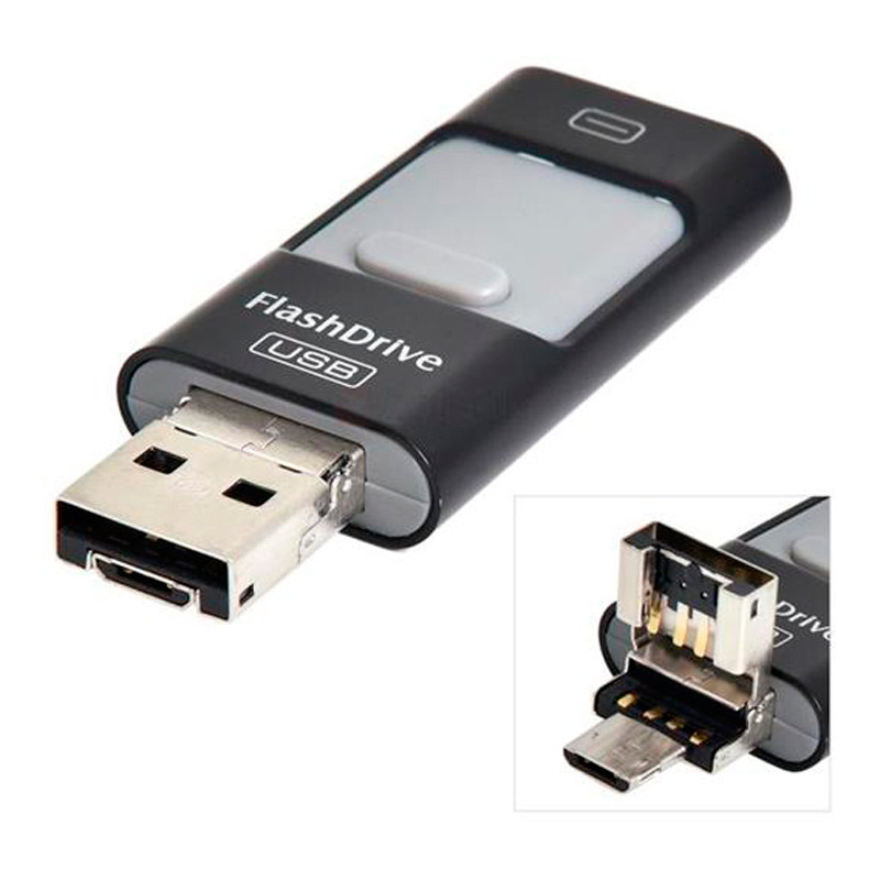 فلش 3 کاره LXM L03/L06 Flash Drive OTG 128GB تعمیری