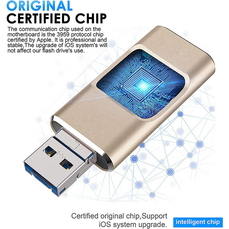 فلش 3 کاره LXM L03/L06 Flash Drive OTG 128GB تعمیری
