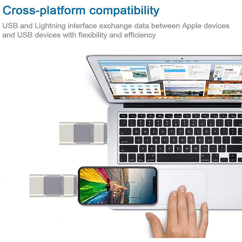 فلش 3 کاره LXM L03/L06 Flash Drive OTG 128GB تعمیری