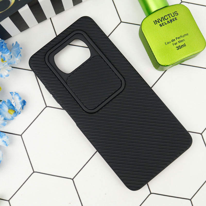 قاب سیلیکونی کبریتی محافظ لنزدار کشویی Xiaomi Poco X3