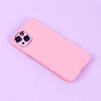 قاب طرح سیلیکونی محافظ لنزدار براق iPhone 13