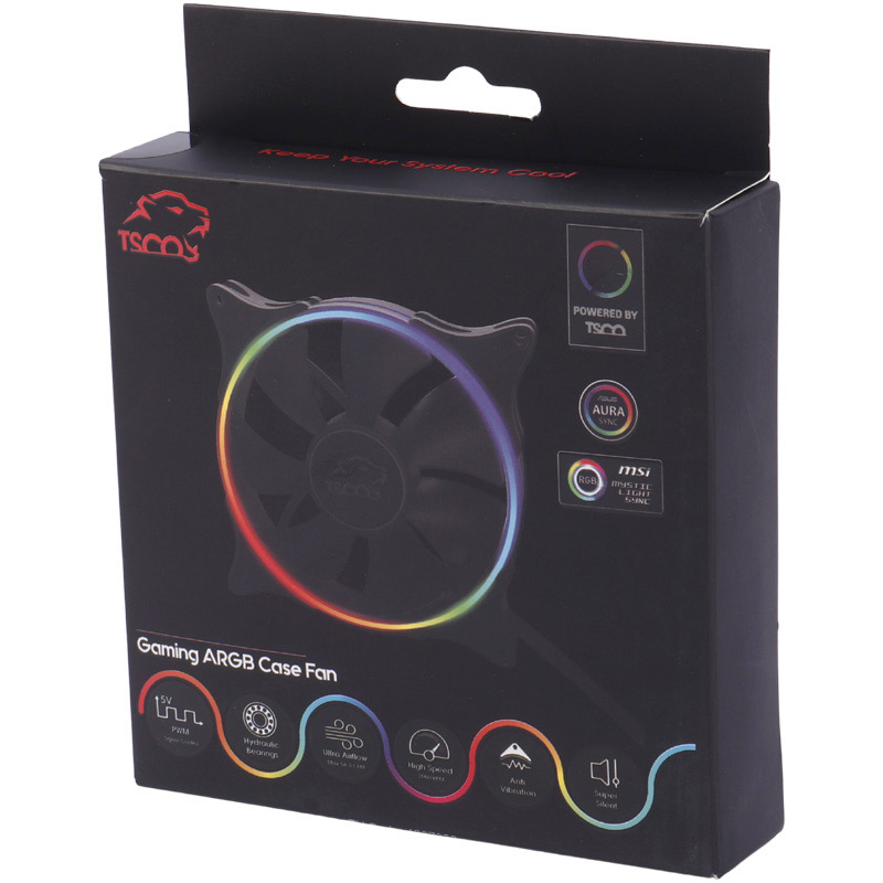 فن کیس تسکو 12*12 TSCO GFAN 130 ARGB