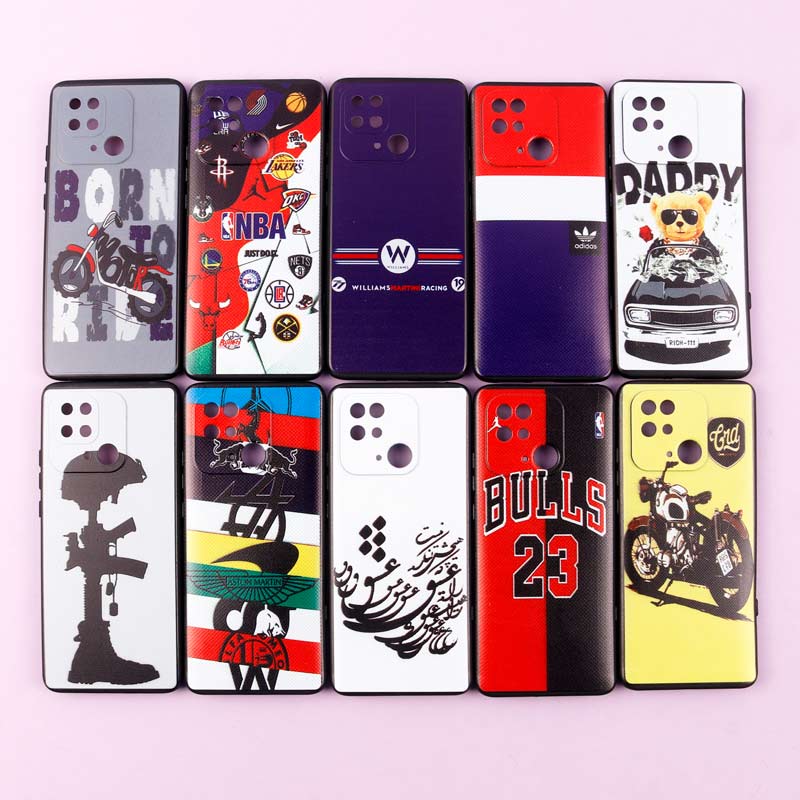 قاب دور ژله ای طرحدار پسرانه محافظ لنزدار ایرانی Xiaomi Redmi 10C