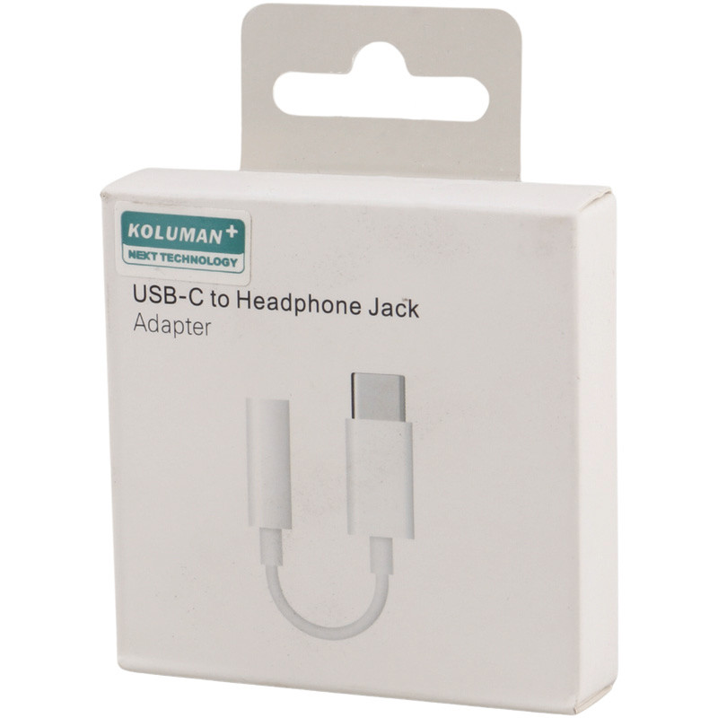 تبدیل اورجینال Koluman+ Type-C to AUX 8cm