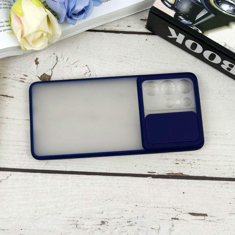 قاب PC مات محافظ لنز دار کشویی Samsung S21 Ultra